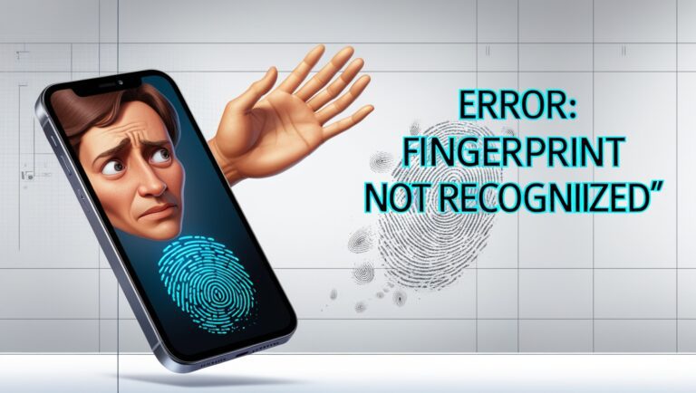 Why does the fingerprint sensor sometimes not work on a smartphone?